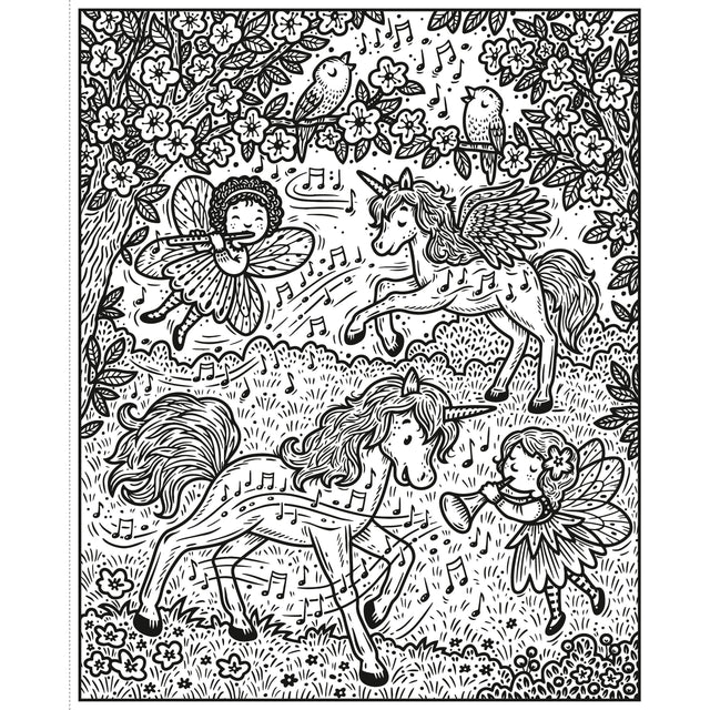 Magic Painting Book: Unicorn World