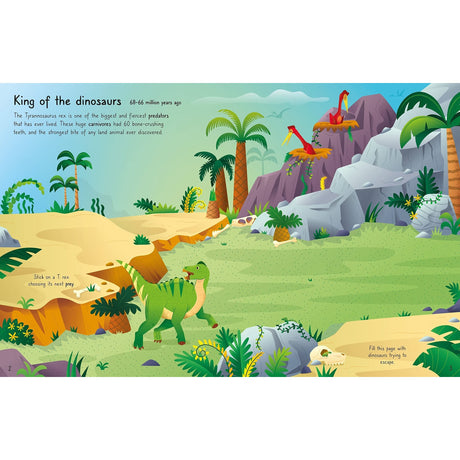 First Sticker Book: T-rex