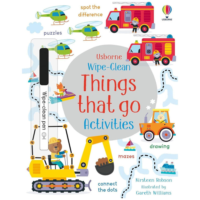 Wipe Clean Activities: Things That Go