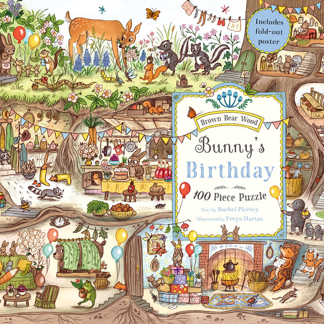 Bunny's Birthday 100 Piece Jigsaw Puzzle