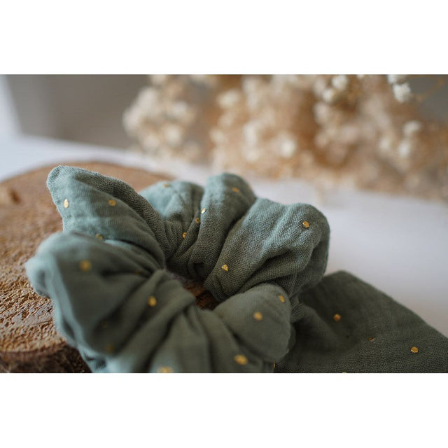 Sage Green Ivy Knot Scrunchie