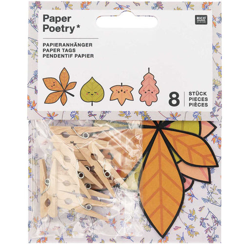 Autumn Leaves Paper Tags