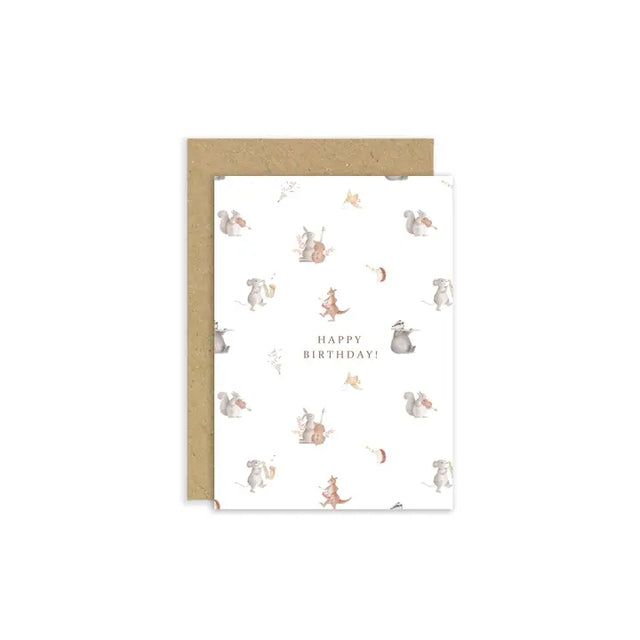 Musical Instruments Birthday Card