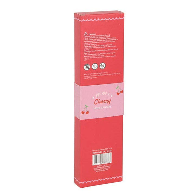 Heart Cherry Shaped Tapered Candles