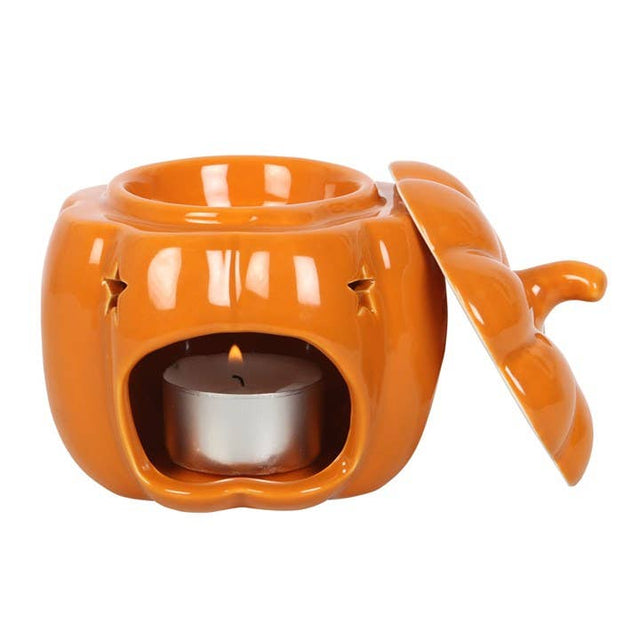 Orange Pumpkin Wax Melt Burner