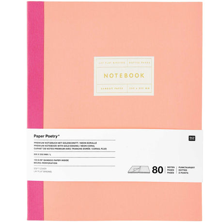 Large Coral Notebook