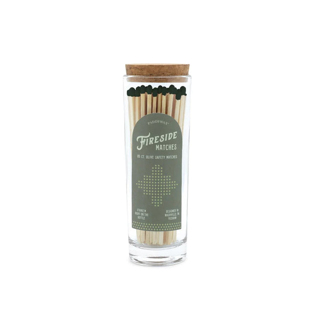 Green Fireside Safety Matches