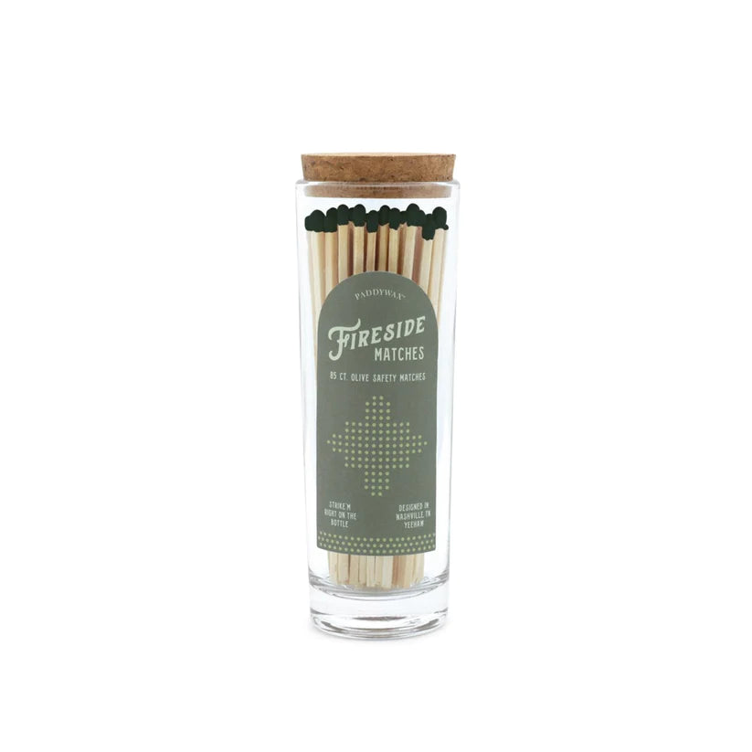 Green Fireside Safety Matches