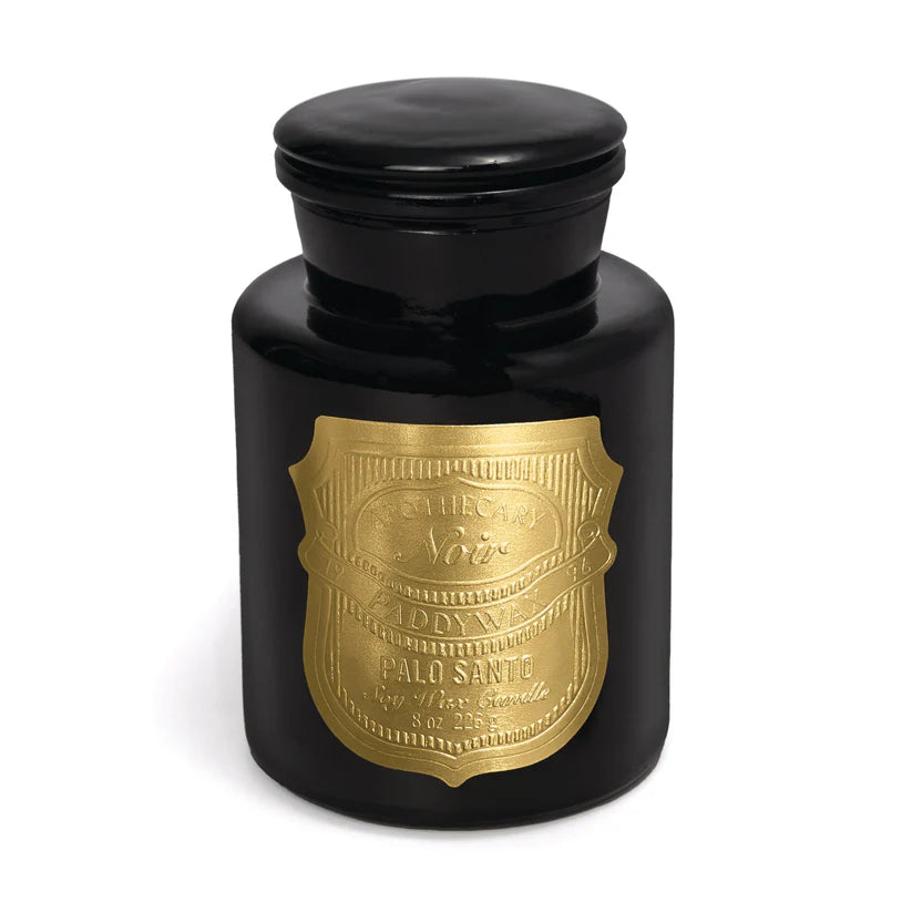Apothecary Noir Candle:  Palo Santo
