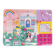 Load image into Gallery viewer, Rainbow Fairy Colour &amp; Games Activity Mat