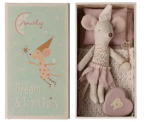Pink Tooth Fairy Little Sister Mouse