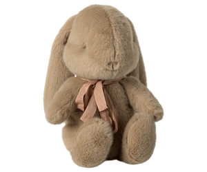 Small Plush Bunny: Dusty Brown