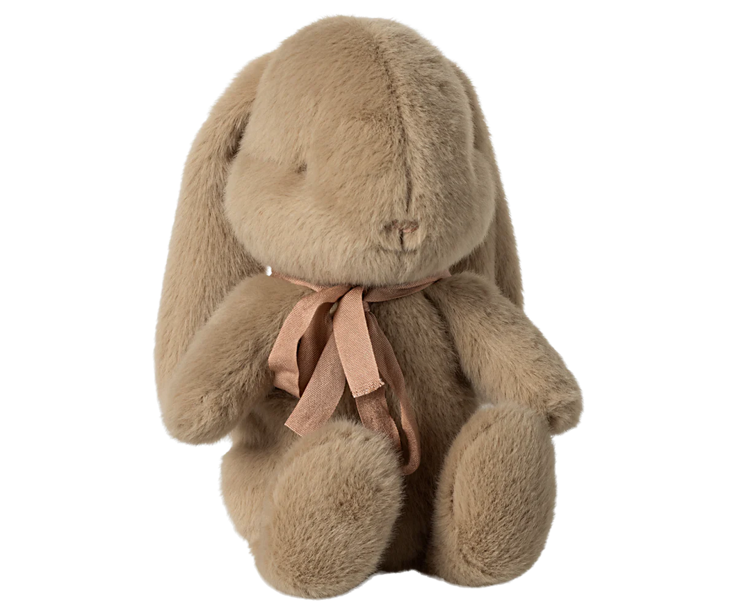 Small Plush Bunny: Dusty Brown