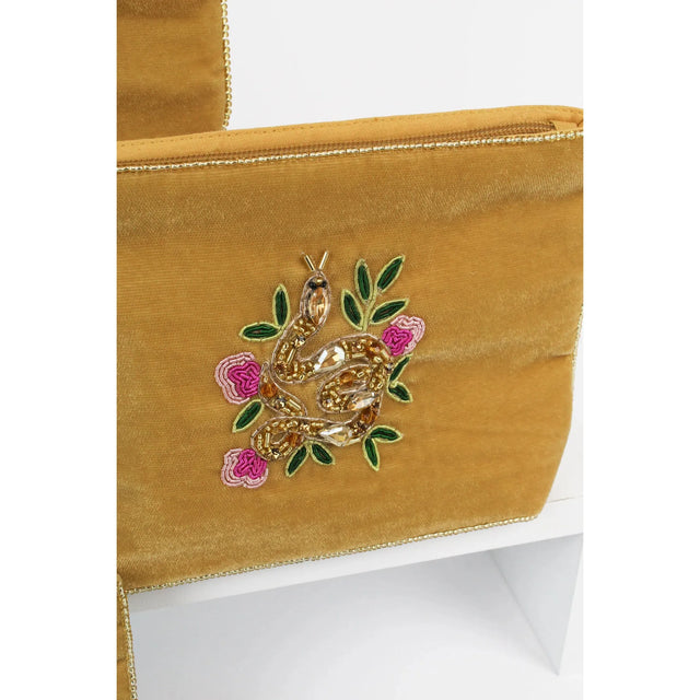 Beaded Medium Snake Purse