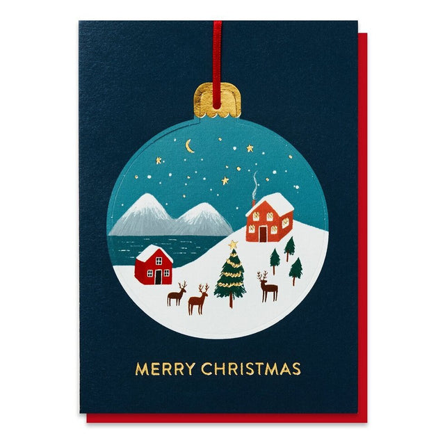 Christmas Bauble Pop Out Card