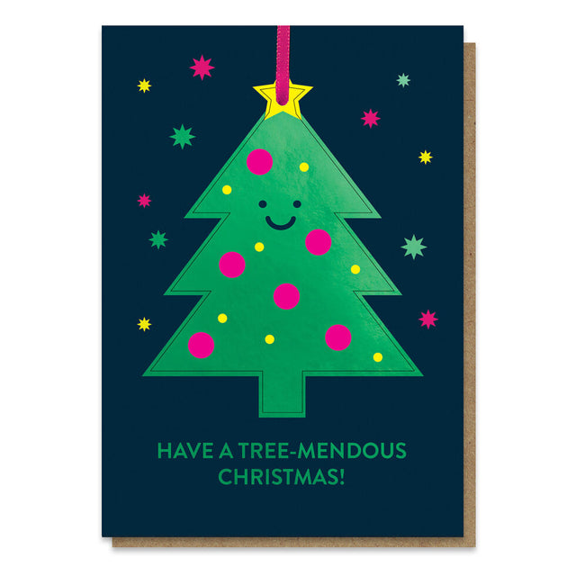 Tree-mendous Pop Out Bauble Card