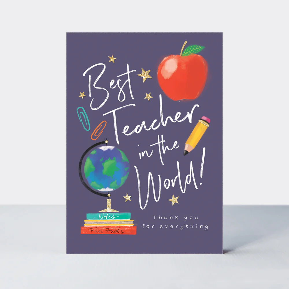 Best Teacher In The World Card
