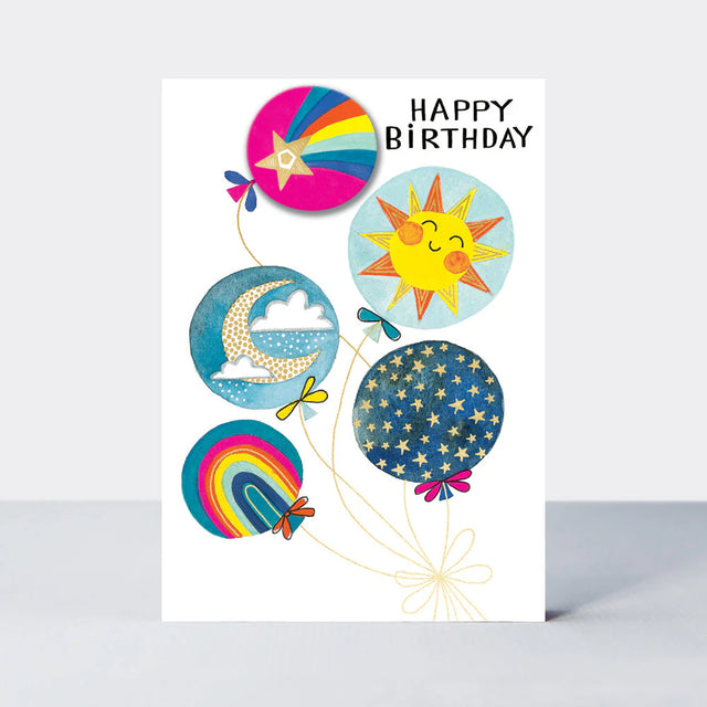 Birthday Balloons Card