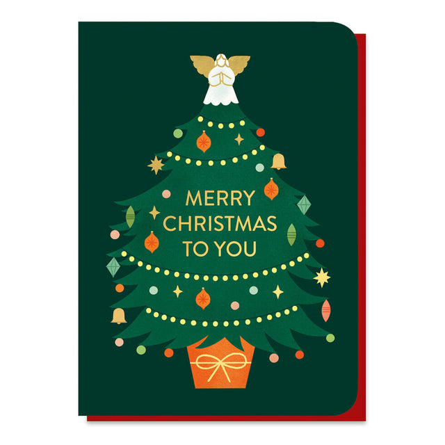 Christmas Tree Seedstick Card