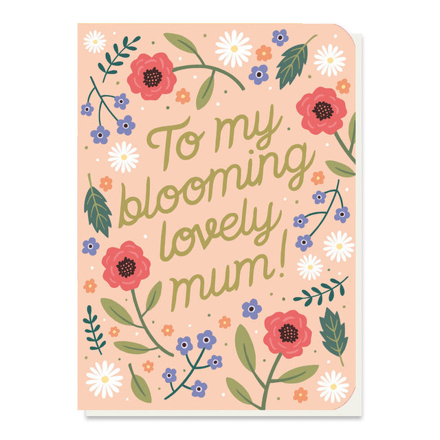 Blooming Lovely Mum Seed Stick Card