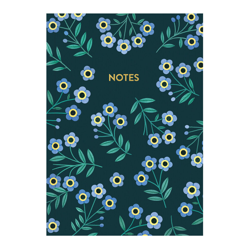 Forget-Me-Not A5 Lined Notebook