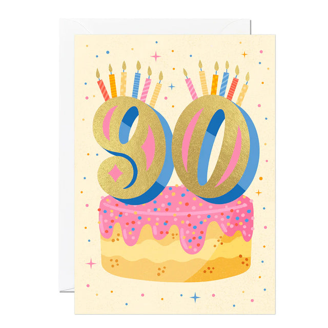 Age 90 Birthday Card