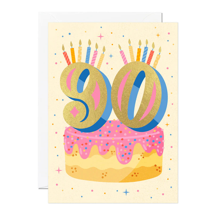 Age 90 Birthday Card