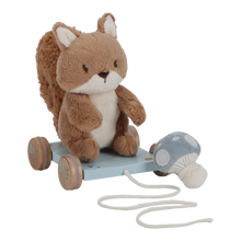 Load image into Gallery viewer, Pull Along Soft Squirrel