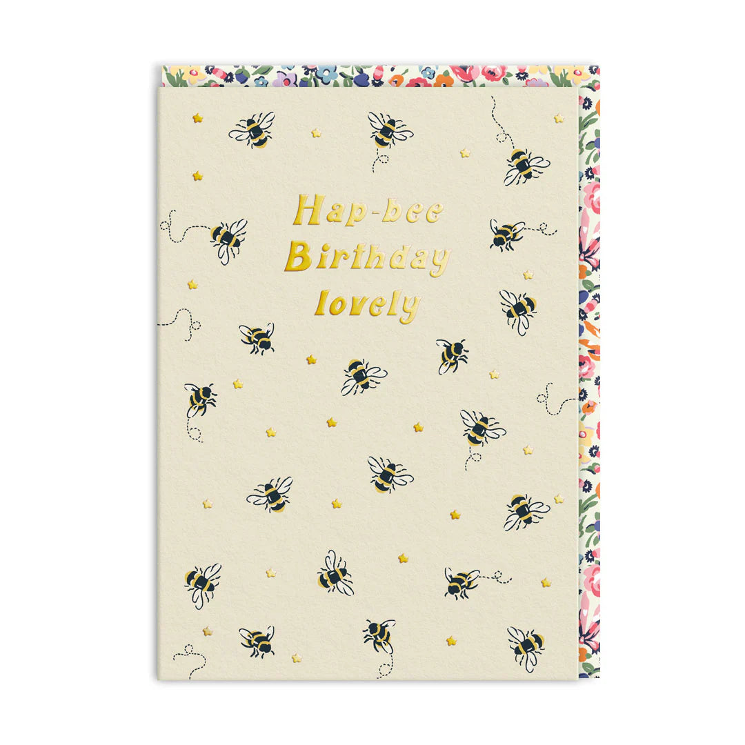 Hap-Bee Birthday Lovely Card