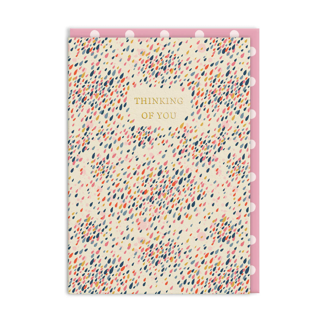 Raindrops Thinking of You Card