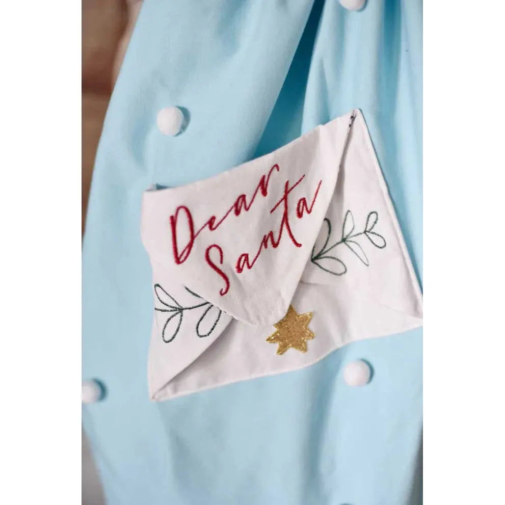 Polar Bear Embroidered Sack