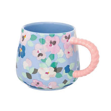 Load image into Gallery viewer, Pansy Twisted Handle Billie Mug