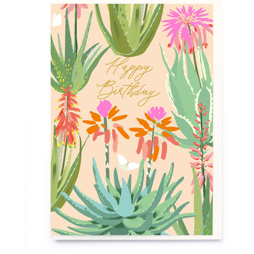 Aloe Vera Birthday Card