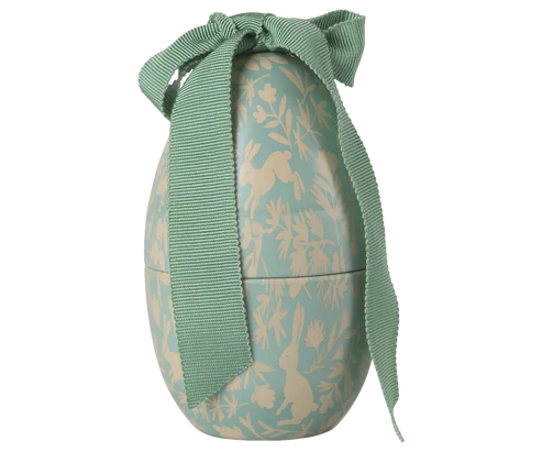 Small Fillable Easter Egg: Dusty Mint