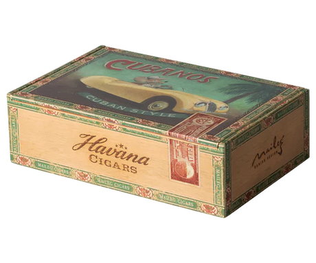 Grandma & Grandpa Mice In Cigar Box