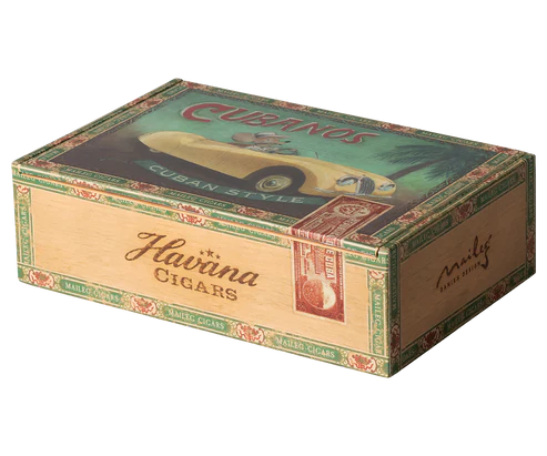 Grandma & Grandpa Mice In Cigar Box