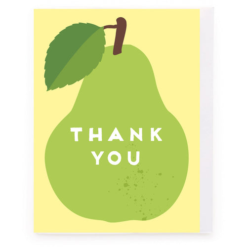 Pear Thank You Card