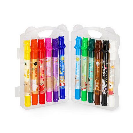 Teddy Friends Twist Up Crayons