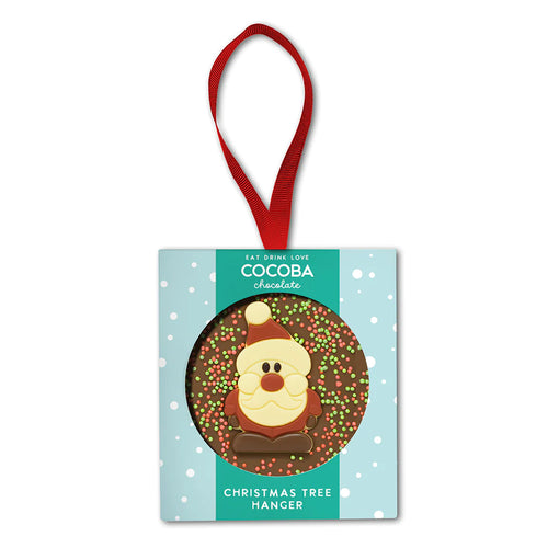 Chocolate Santa Hanging Decoration