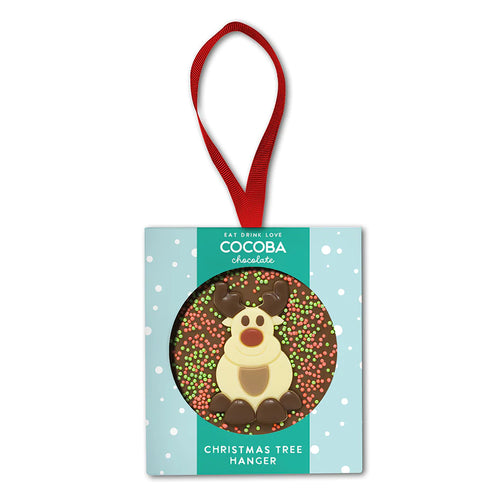 Chocolate Reindeer Hanging Decoration