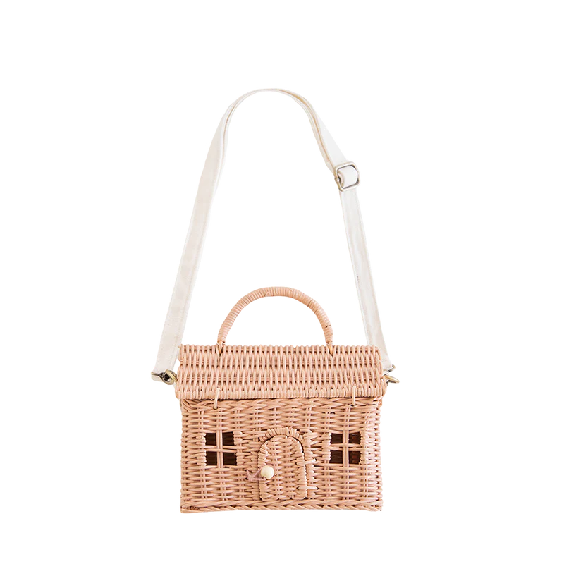 Rose Casa Rattan Bag