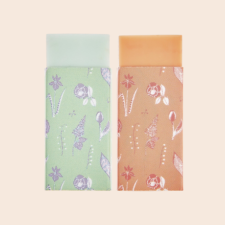 Floral Pastel Eraser Set