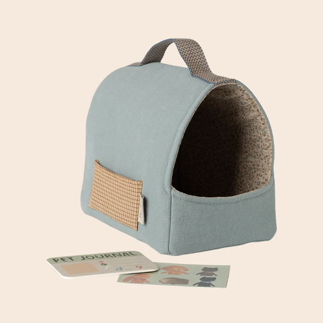 Dusty Blue Pet Carrier