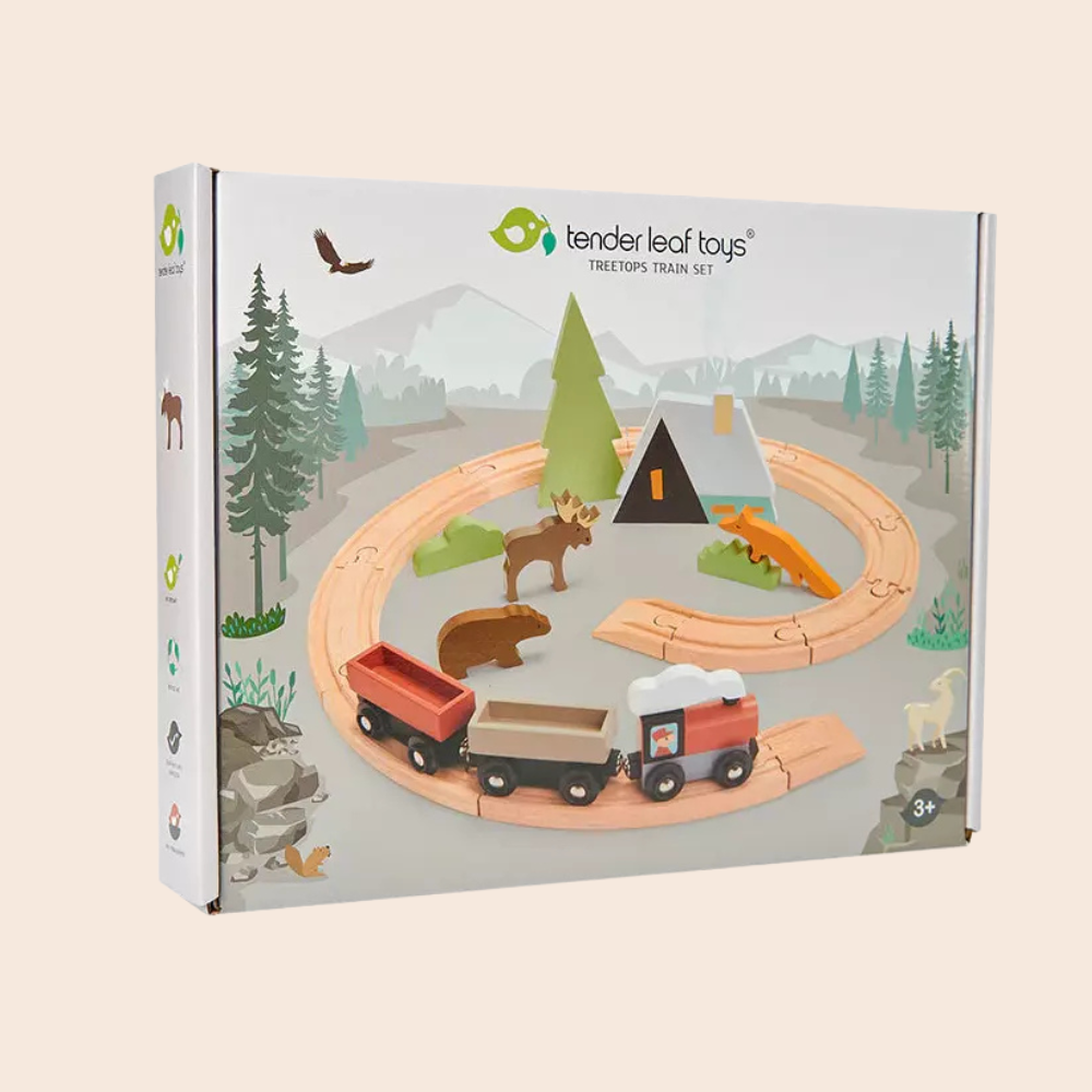 Treetops Wooden Train Set