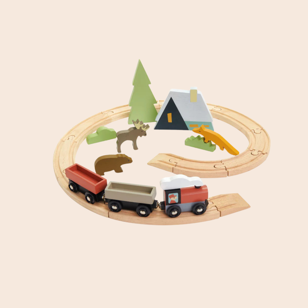 Treetops Wooden Train Set