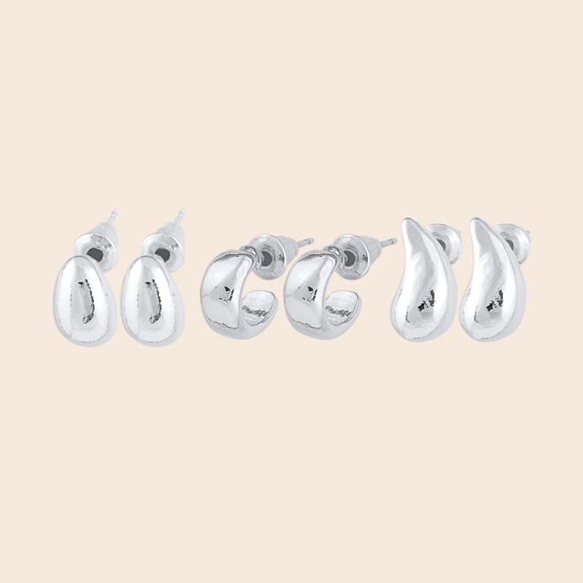 Altea Set of 3 Shaped Earrings