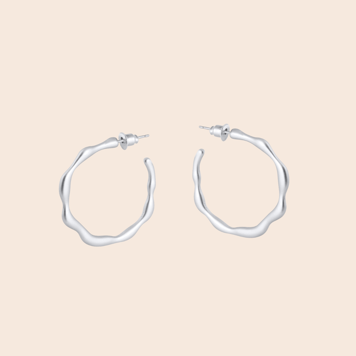 Martina Branch Hoop Earrings