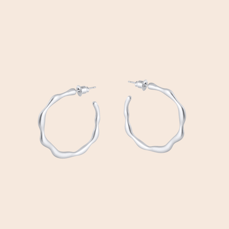 Martina Branch Hoop Earrings