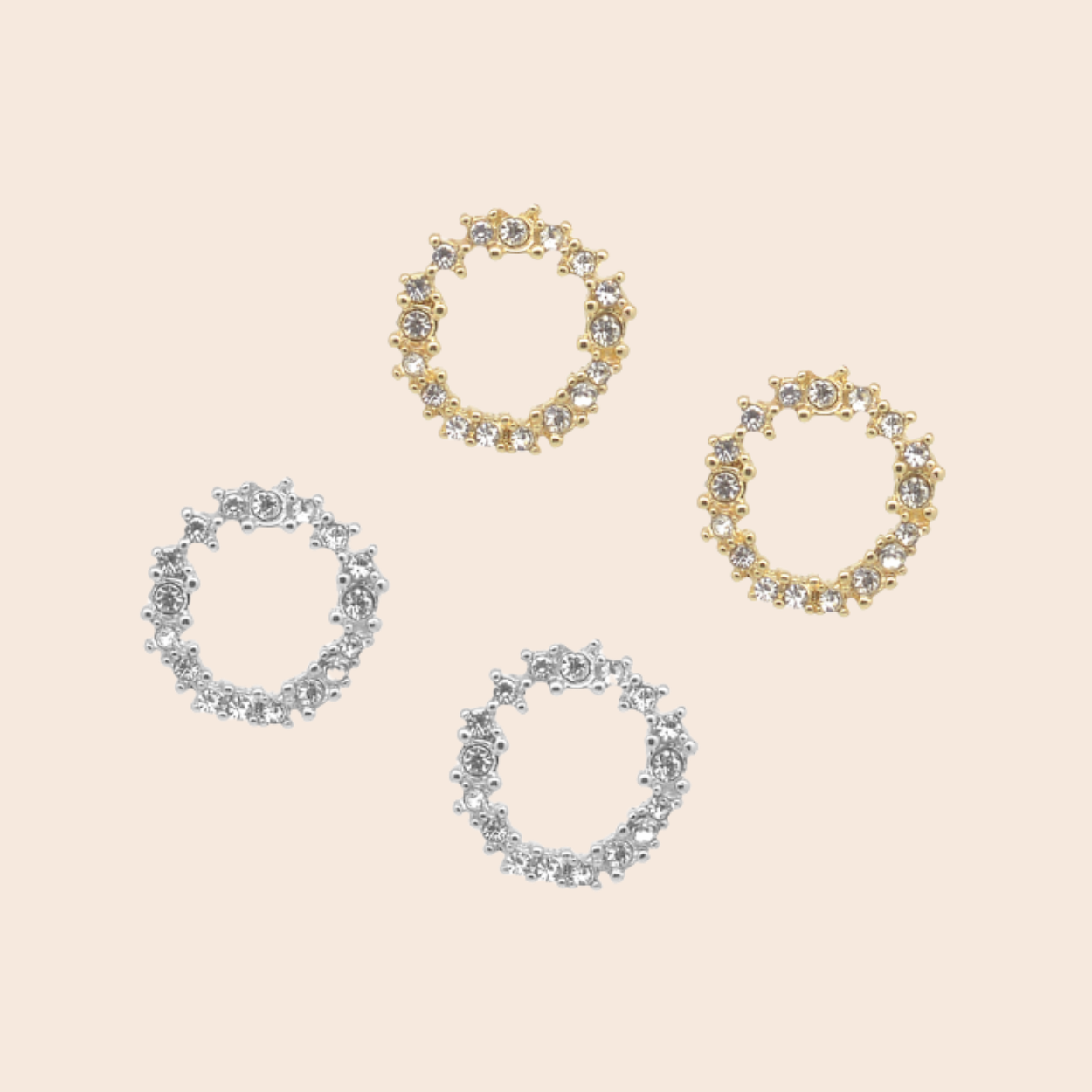 Crystal Cluster Earrings