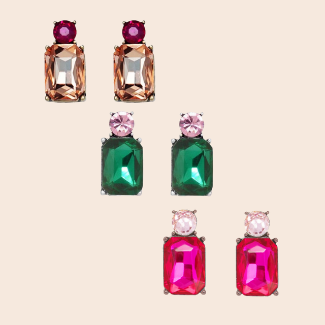 Mini Gem Earrings